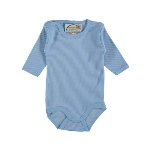 Minisoft 4159 0/4 Yaş Raporlu Uzunkol Çıtçıtlı Bebe Zıbın